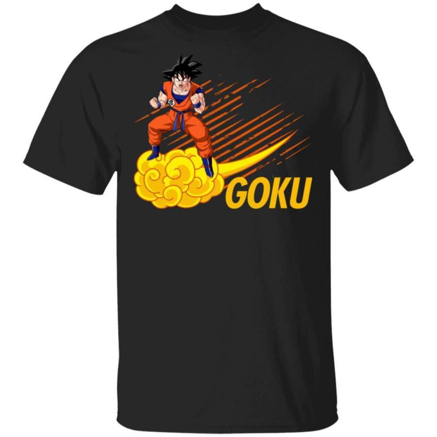 Goku Swoosh T Shirt Dragon Ball Anime Tee