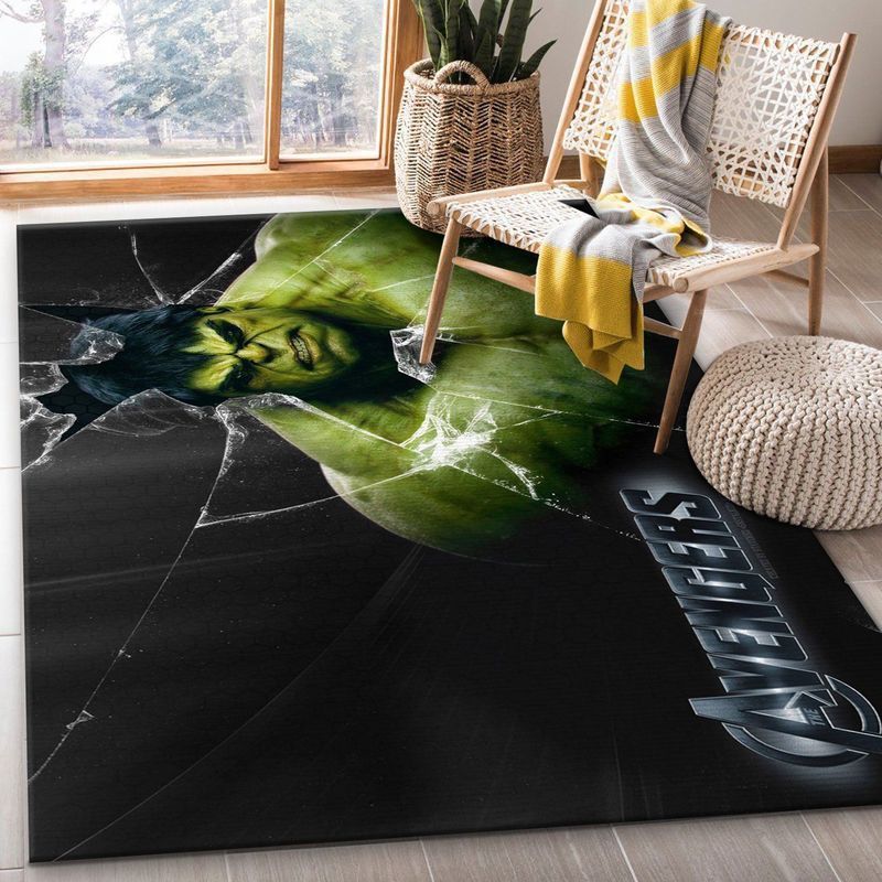 Avenger Incredible Hulk Bruce Banner Area Rug Living Room Rug Home Decor Floor Decor