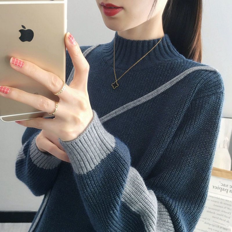 Cheap wholesale 2021 autumn winter new fashion casual warm nice women Sweater woman female OL woman sweaters BVy1634 alx