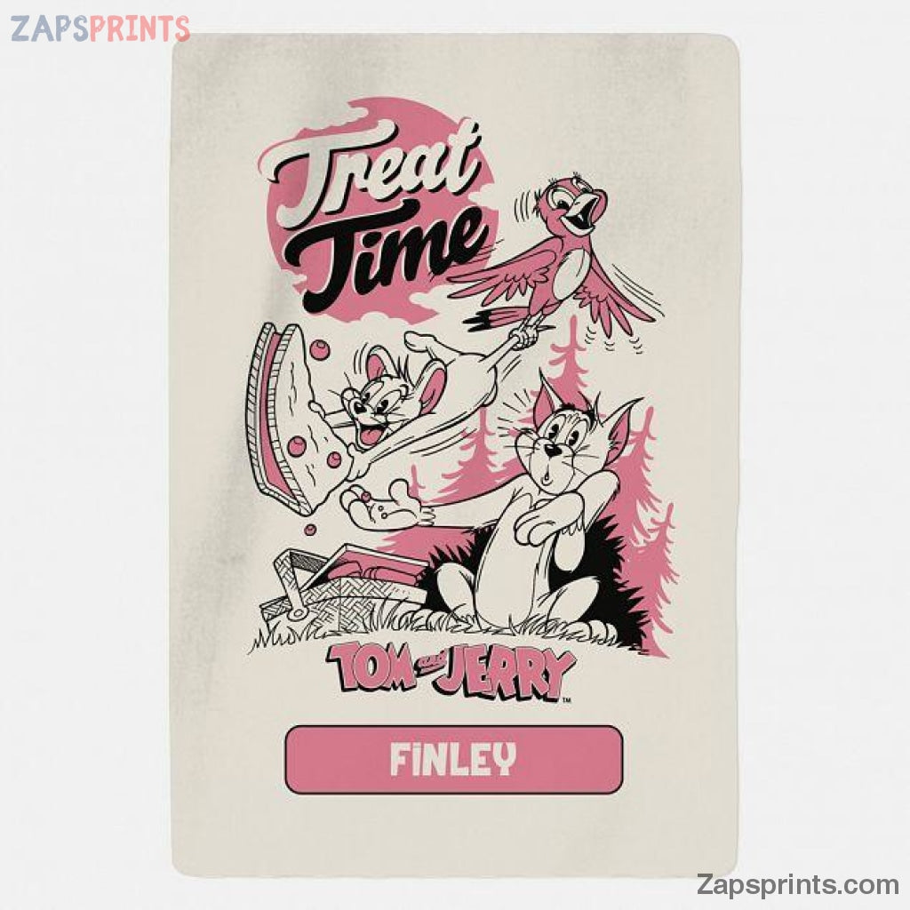 Tom And Jerry Personalised Treat Time Blanket