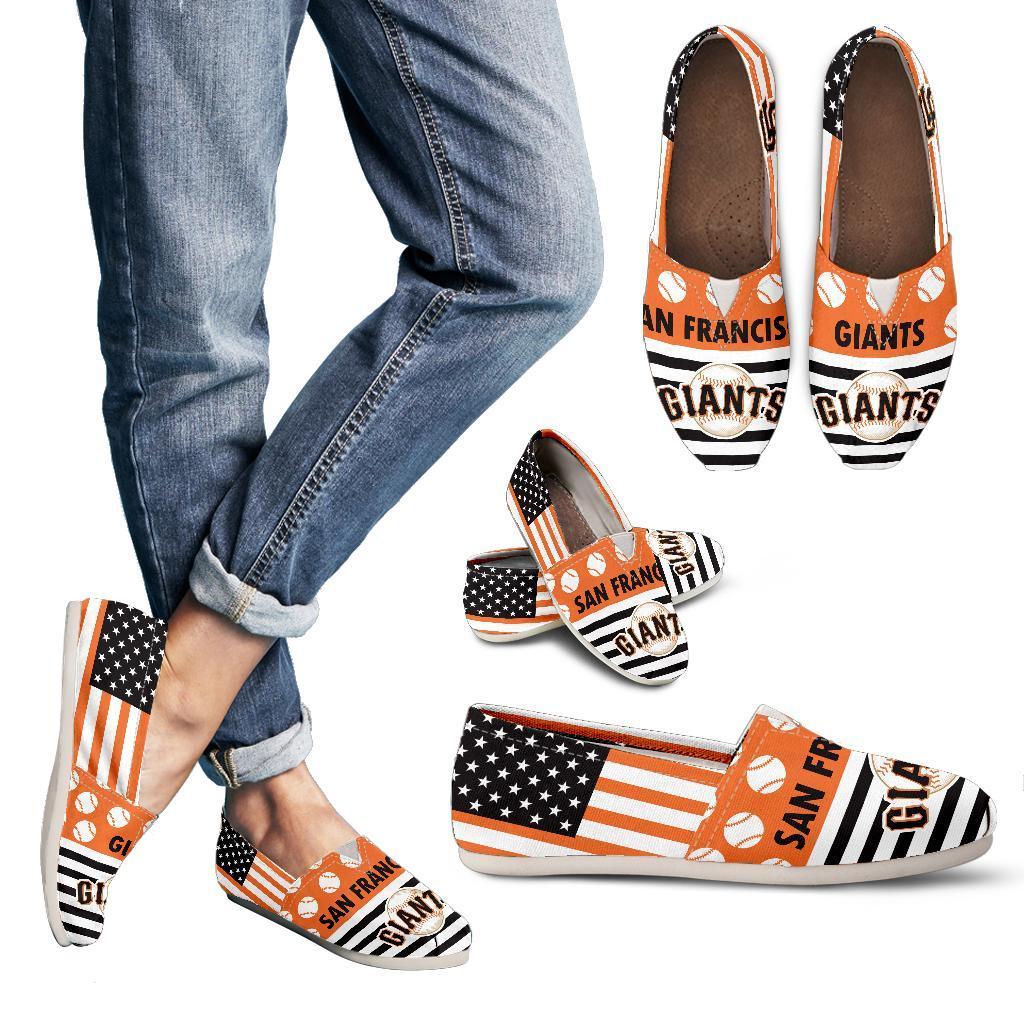 Proud of American Flag San Francisco Giants Casual Shoes