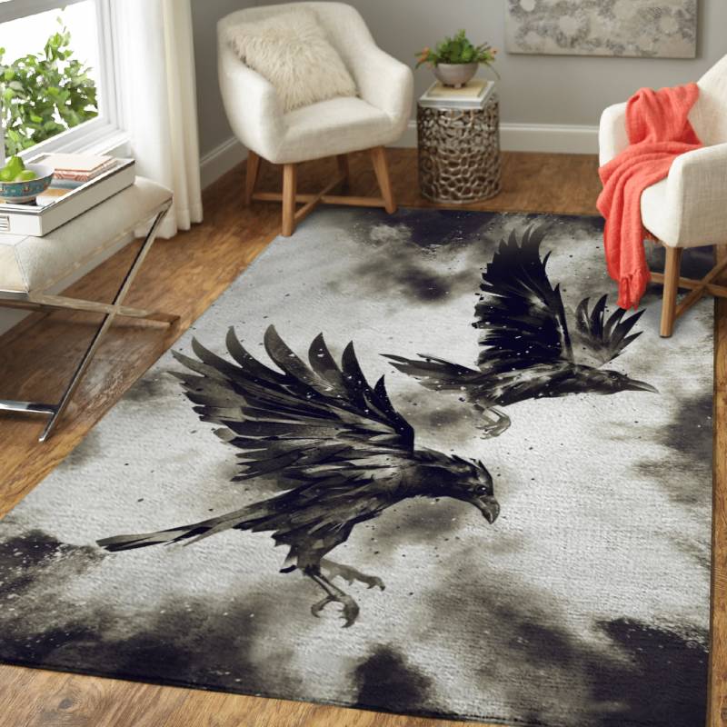 Ravens – Animals Area Rug Carpet