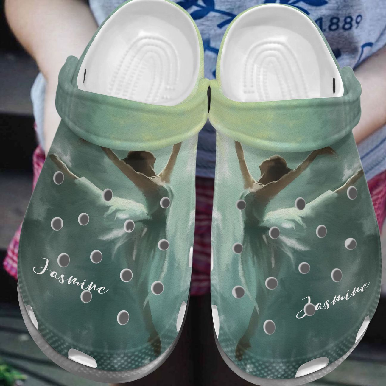 Ballet Personalized Personalize Clog, Custom Name, Text, Fashion Style For Women, Men, Kid, Print 3D Let’S Dance