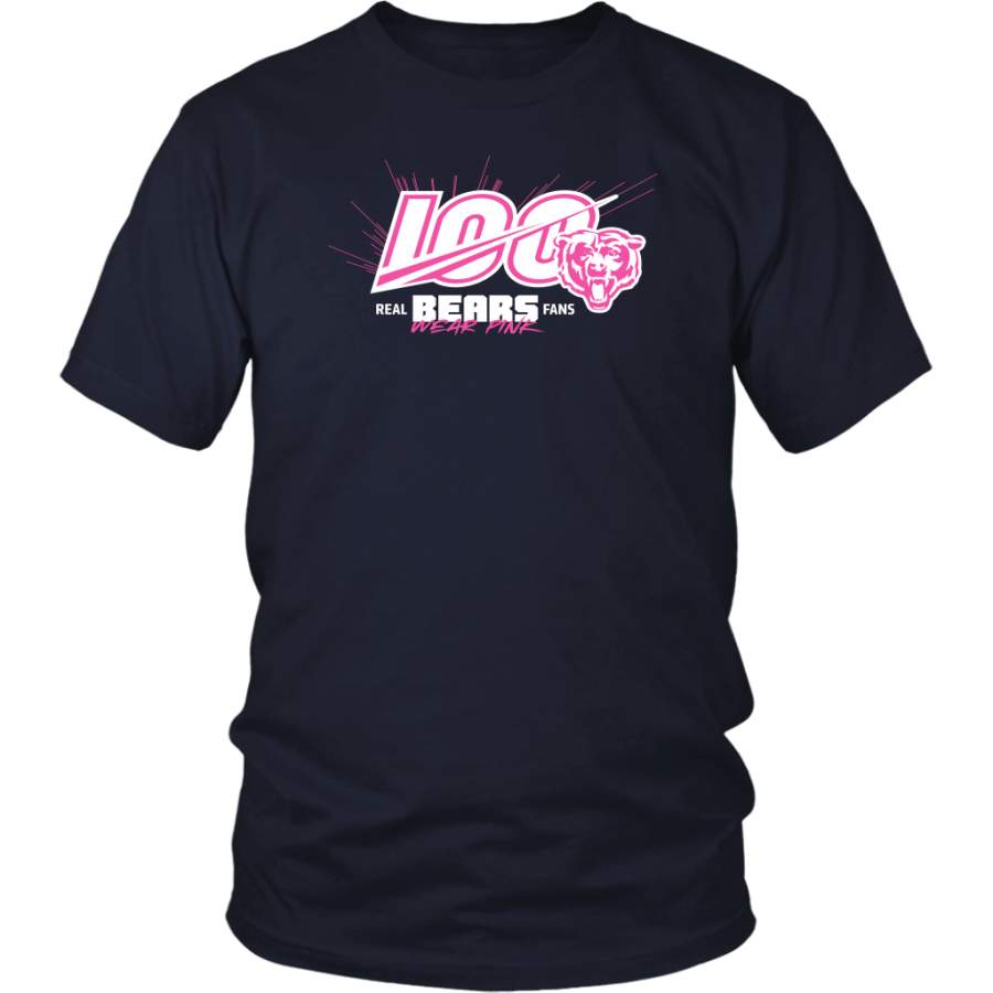 REAL BEARS FANS WEAR PINK SHIRT CHICAGO BEARS