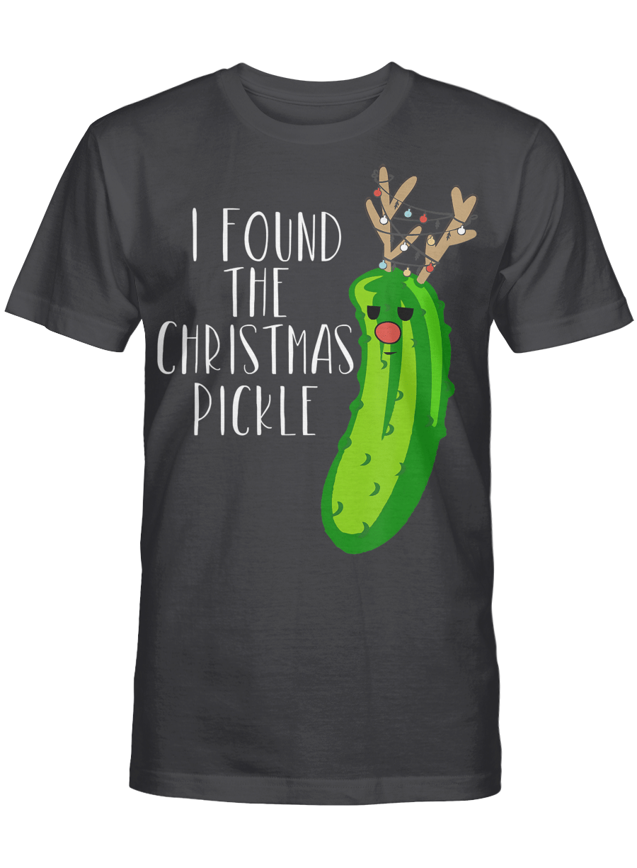 AmazeStyleZ Santa’s Reindeer, Ugly Christmas Sweater, Christmas Gift Ideas, Christmas Pickle Shirt I Found the Christmas Pickle T-Shirt