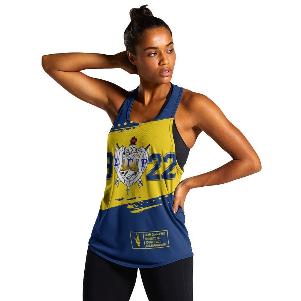 Sorority Tank Top  Tank Top – Sigma Gamma Rho University Women’S Racerback Tank