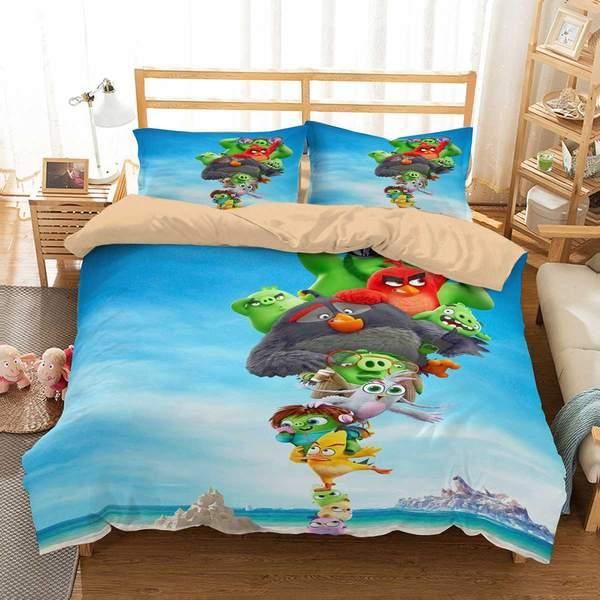 3D Customize The Angry Birds 2 Bedding Set Duvet Cover