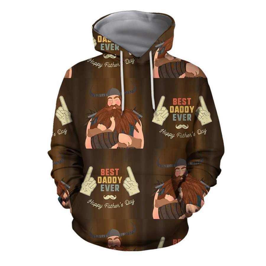 3D All Over Happy Father’s Day Hoodie