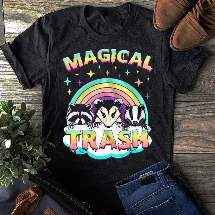 Trash Animal Magical Trash Graphic Unisex T Shirt, Sweatshirt, Hoodie Size S – 5XL