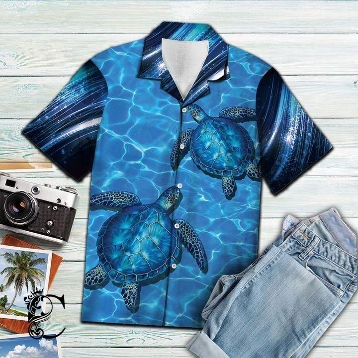 Beach Shirt Shop Turtle Soul Hawaiian Shirt- Chillicothemall