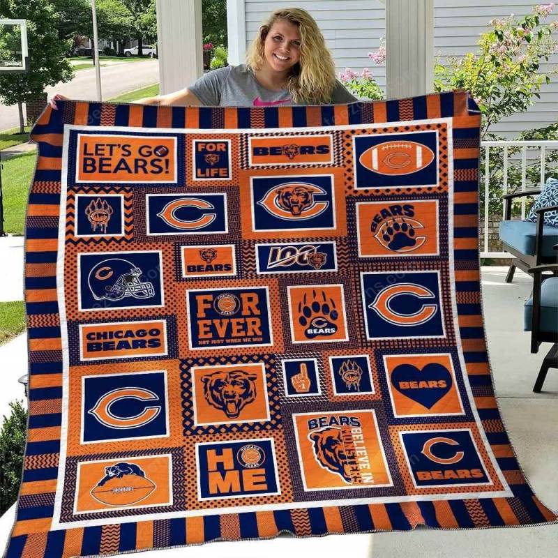 Chicago Bears 1 Blanket TH1607 Quilt