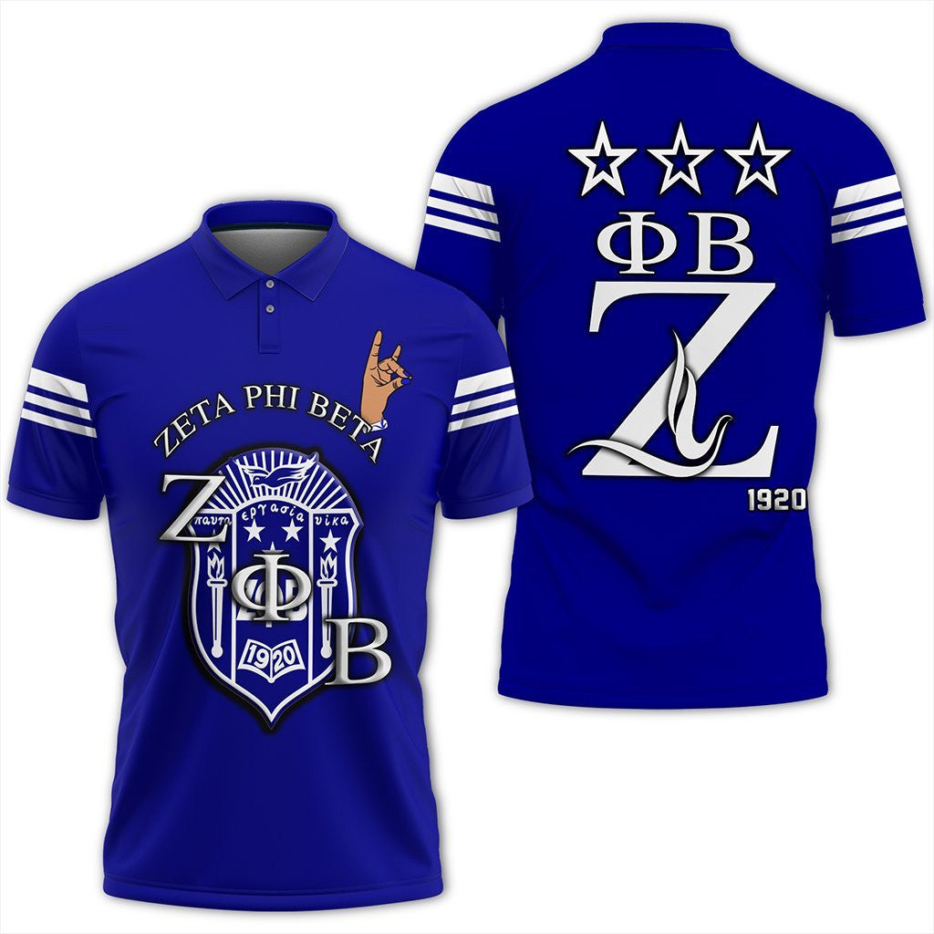 Sorority Polo – Zeta Phi Beta Zpb Style Polo Shirt