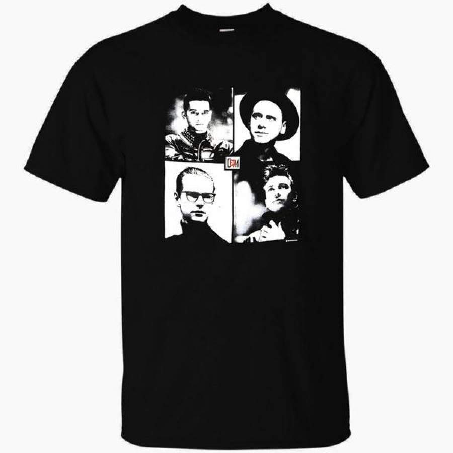 Vintage Depeche Mode Tour Black T-Shirt Men