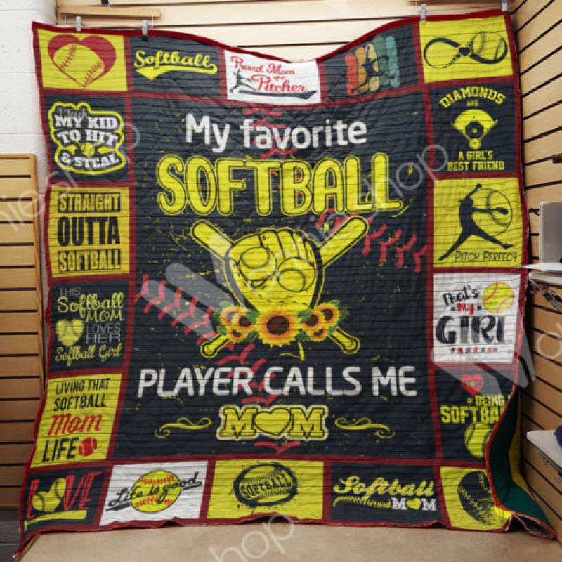 Softball Mom F1801 85O36 Blanket