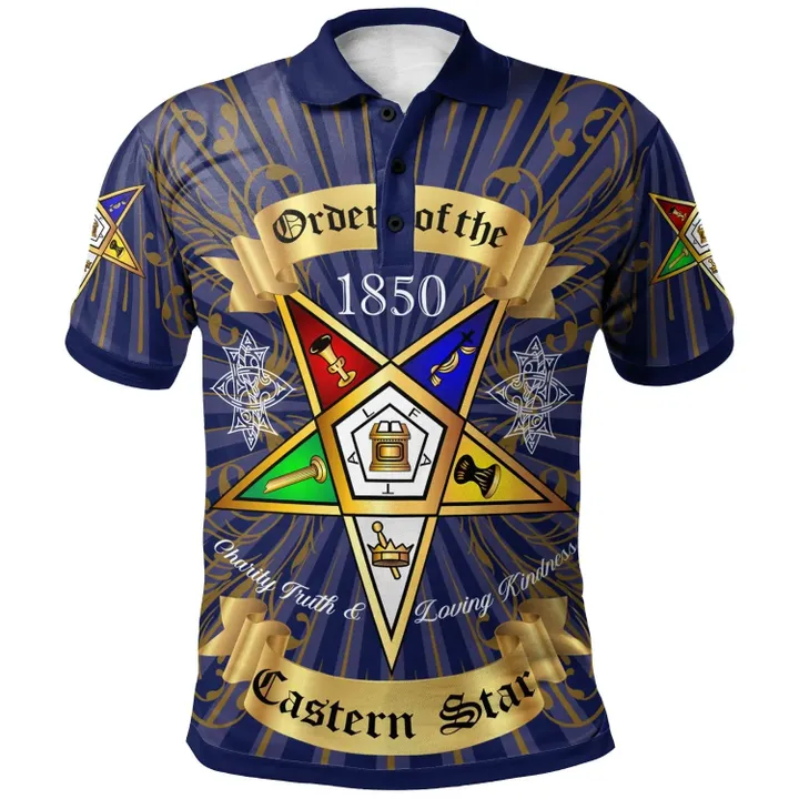 The Order Of The Eastern Star Oes Polo Shirt