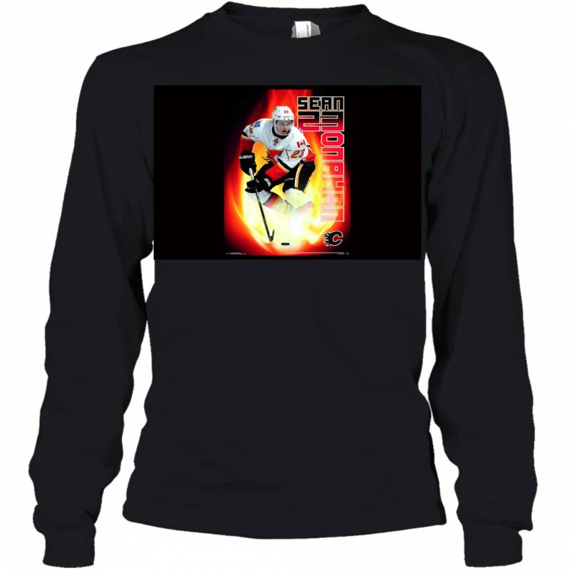 International Calgary Flames Sean Monahan Premium Wall Youth Long Sleeve