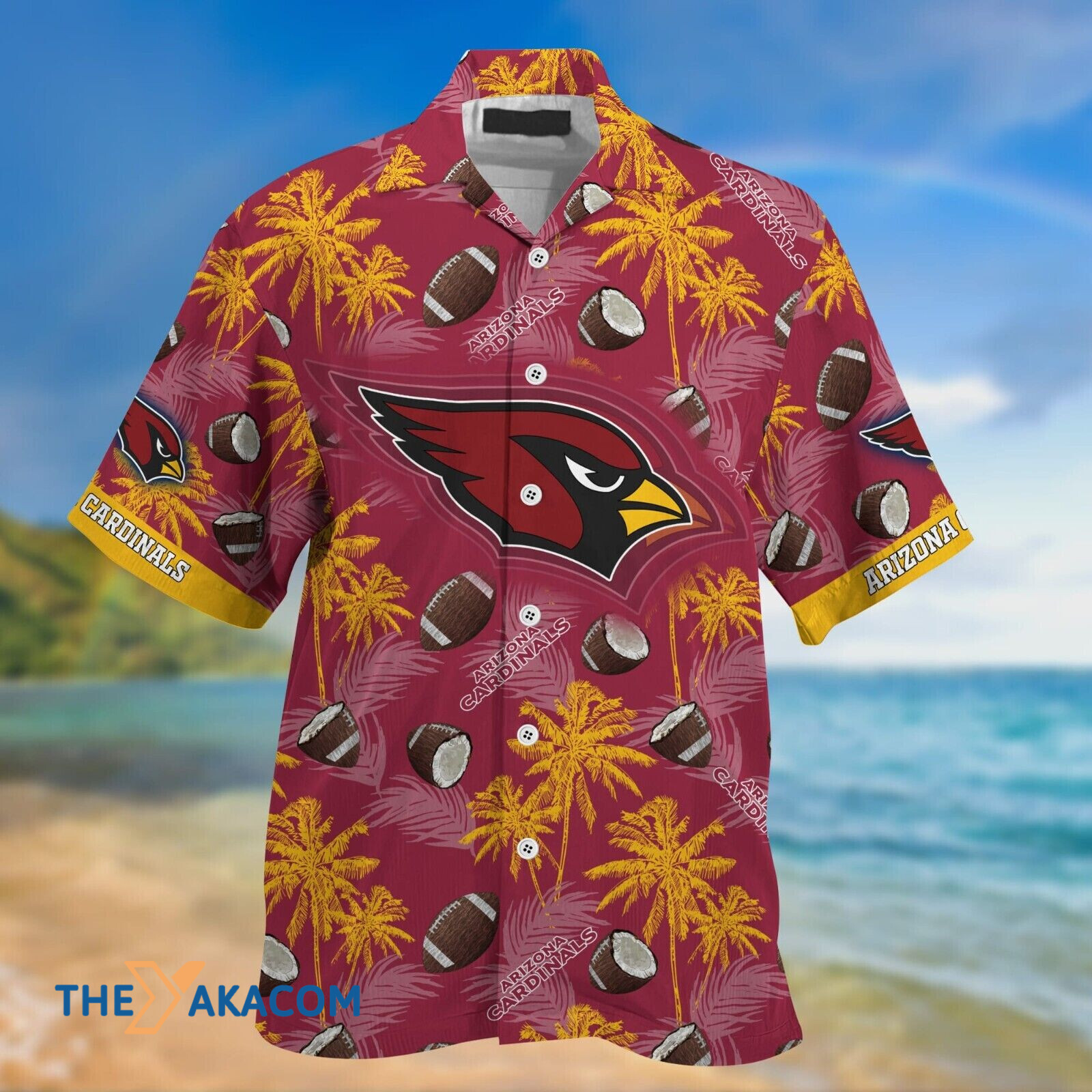 Arizona Cardinals Bird Great Nfl Gift For Fan Short Sleeve Hawaii Shirt Ha4084