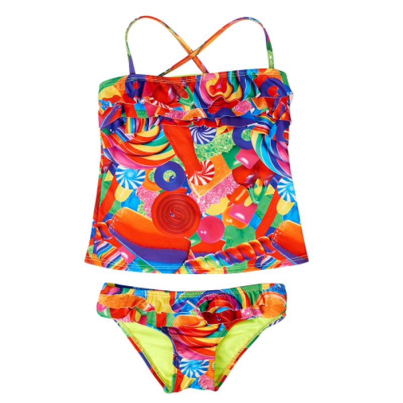 Dylan’s Candy Bar Ruffle Tankini – Girls