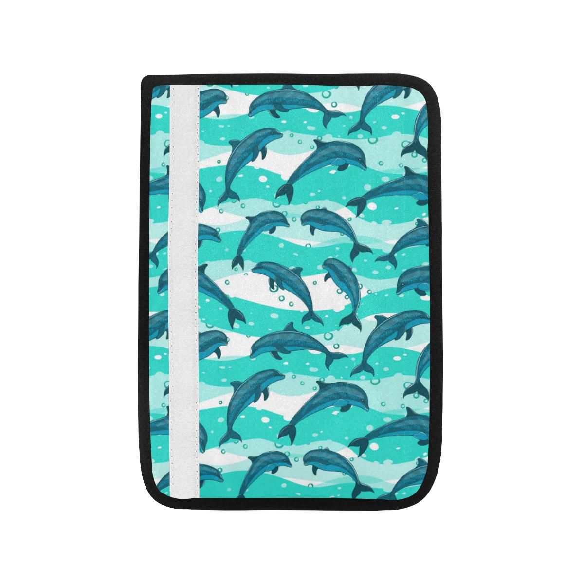 Dolphin Design Print Pattern Car Seat Belt Cover