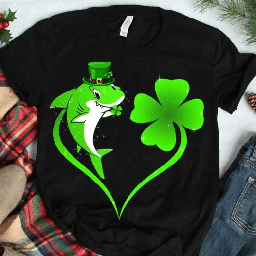 Heart irish st patrick’s day goblin song dolphin animals T shirt hoodie sweater G95