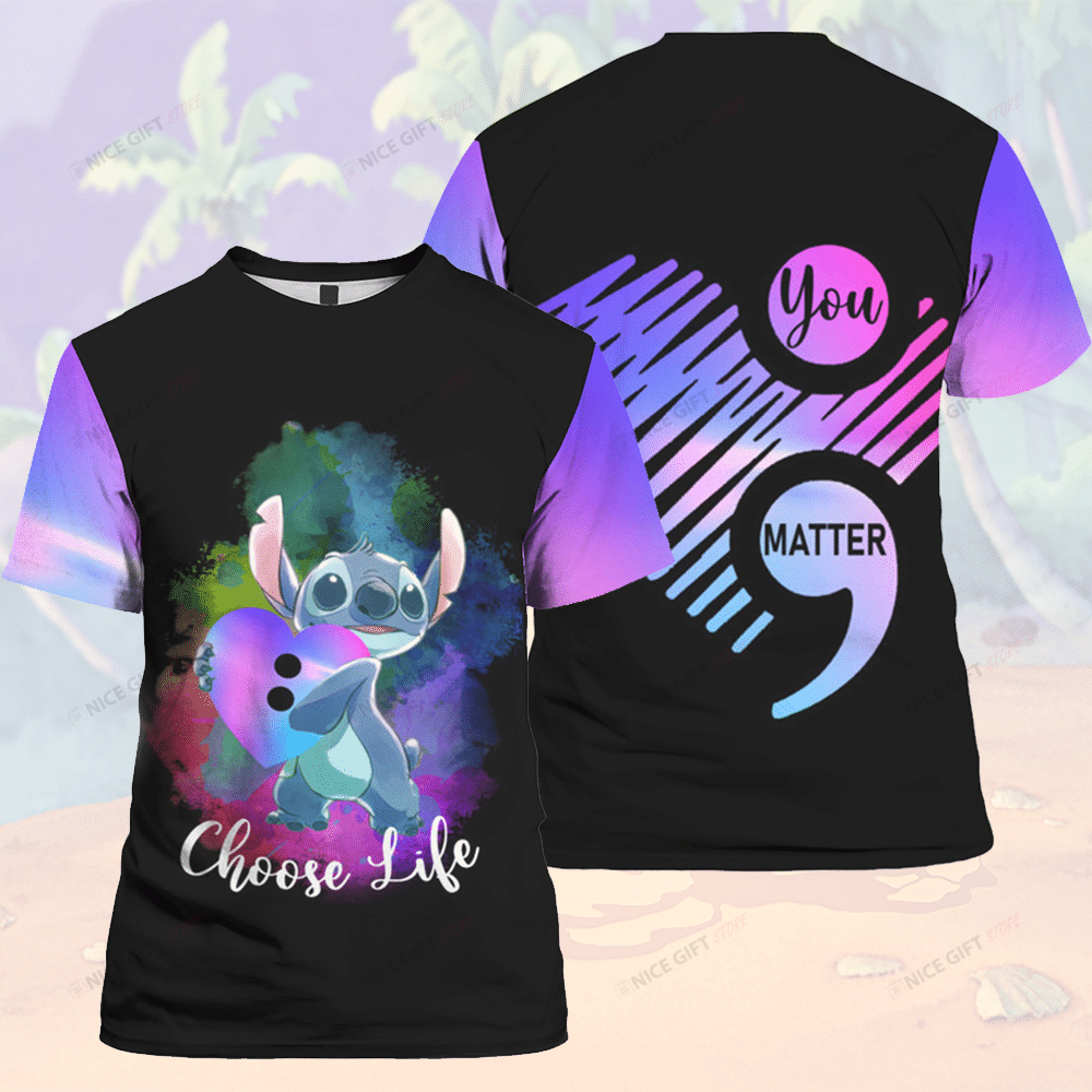 Choose Life 3D T-Shirt 3Ts-Q8N8