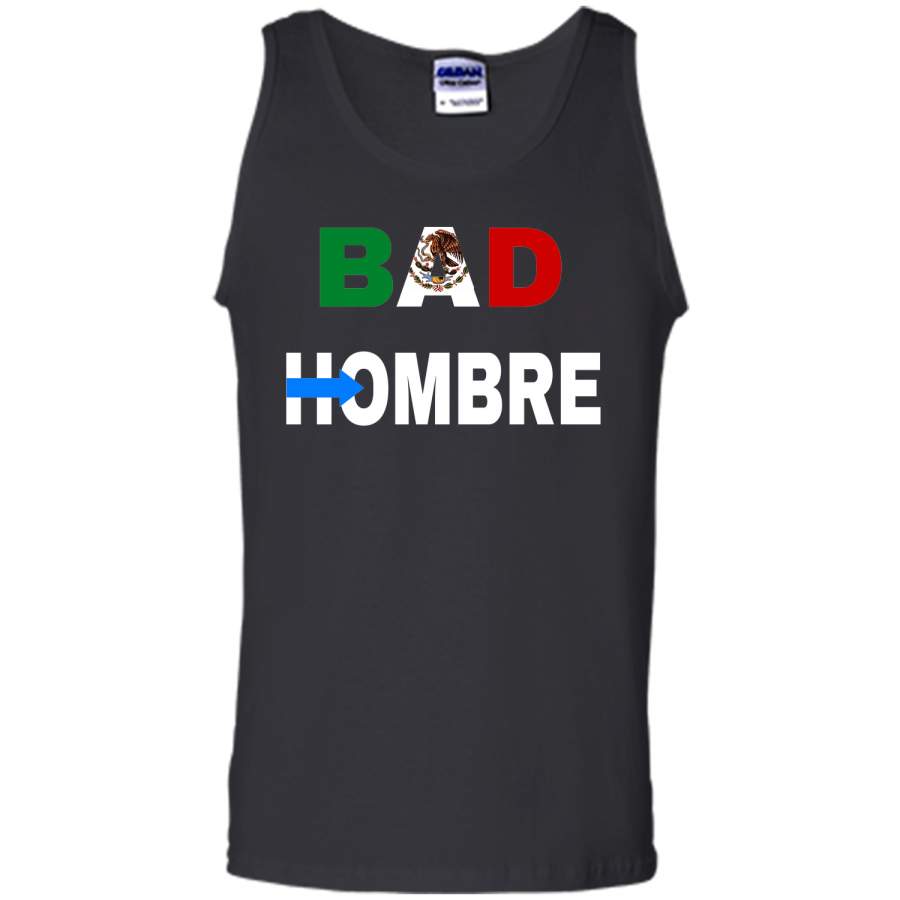 Bad Hombre For Hillary, Mexican Flag Design T-Shirt