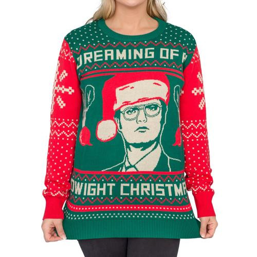 The Office Dwight Schrute Ugly Christmas Sweater 2021 For Women Men Couple Family Funny Cute Plus Size