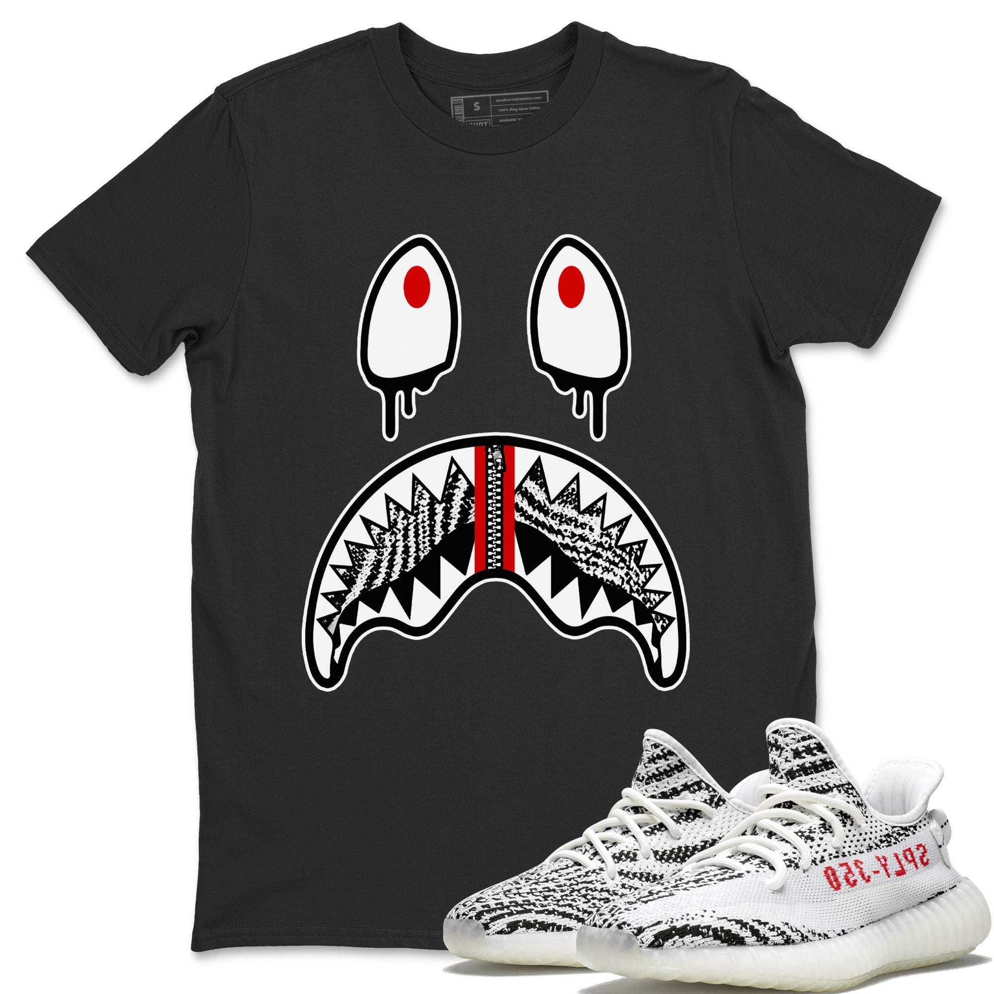 Shark Face T-Shirt – Yeezy Boost 350 V2 Zebra