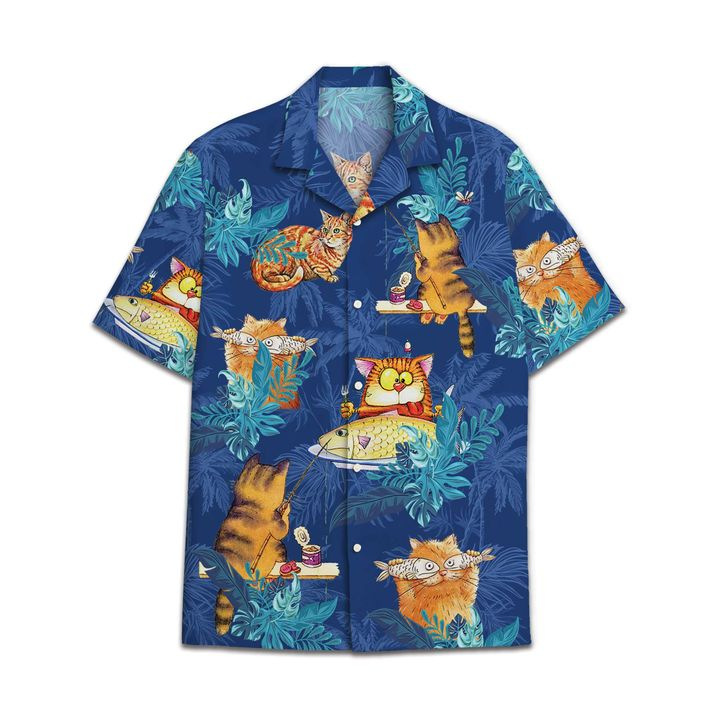 Cat Hawaii Shirt For Men Women Adult Ha1478