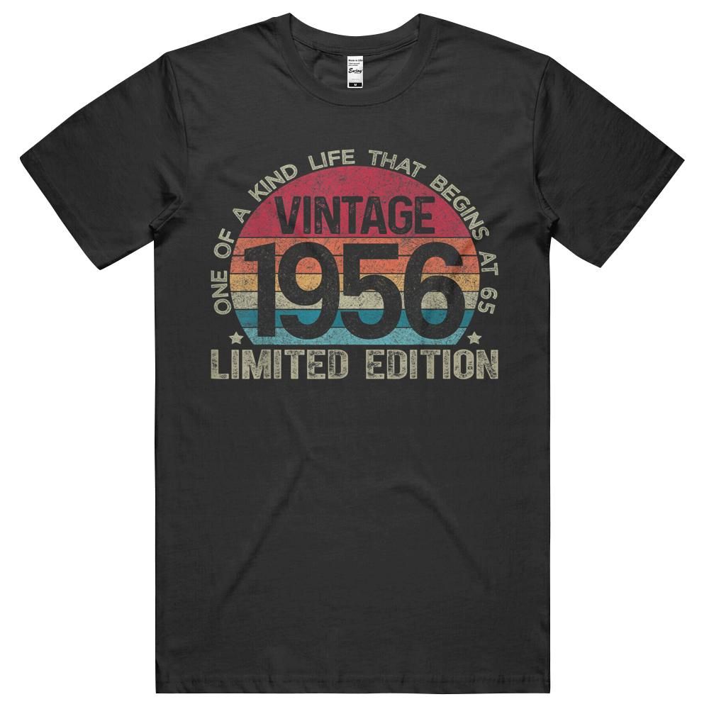 65th Birthday Retro Limited Edition 1956 Vintage Birthday Unisex Shirt