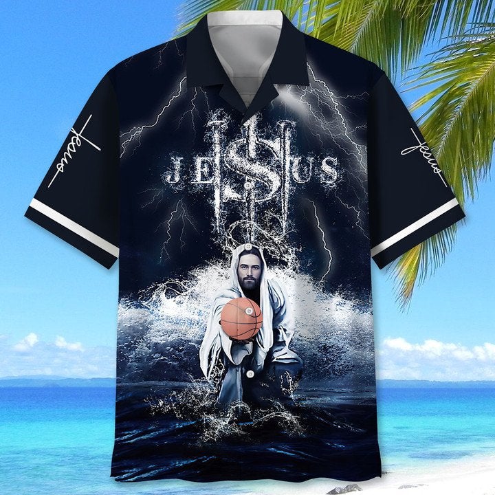 Basketball Jesus Aloha Hawaii Shirts For Men And Women Ha42563