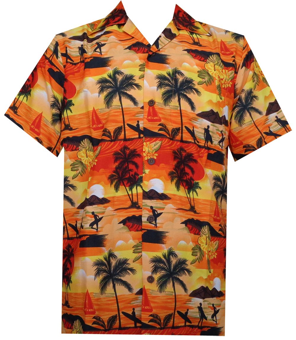 Camp Party Orange Awesome Design Hawaii Shirt Ha45190