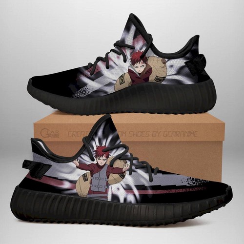 Best Gaara Jutsu Yeezy Shoes Naruto Anime Shoes Fan Gift Idea For sale