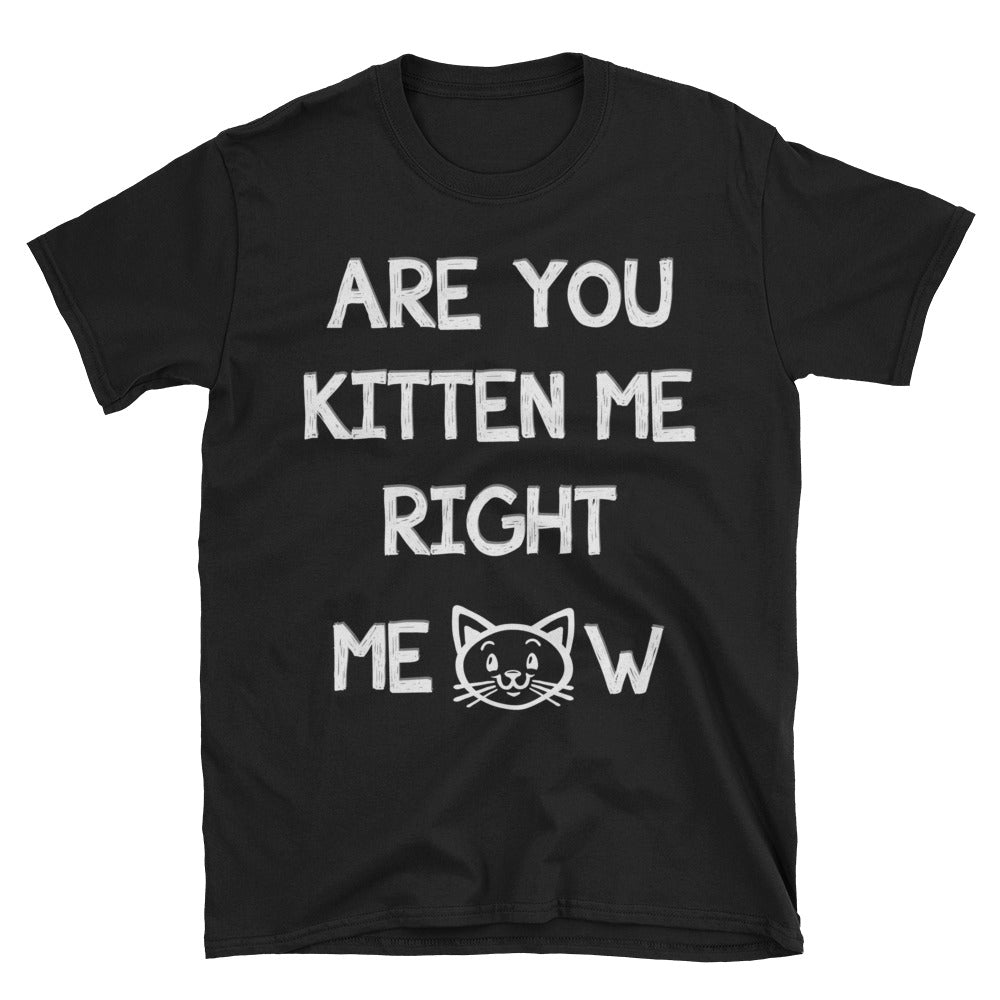 Are You Kitten Me Right Meow Unisex T-Shirt