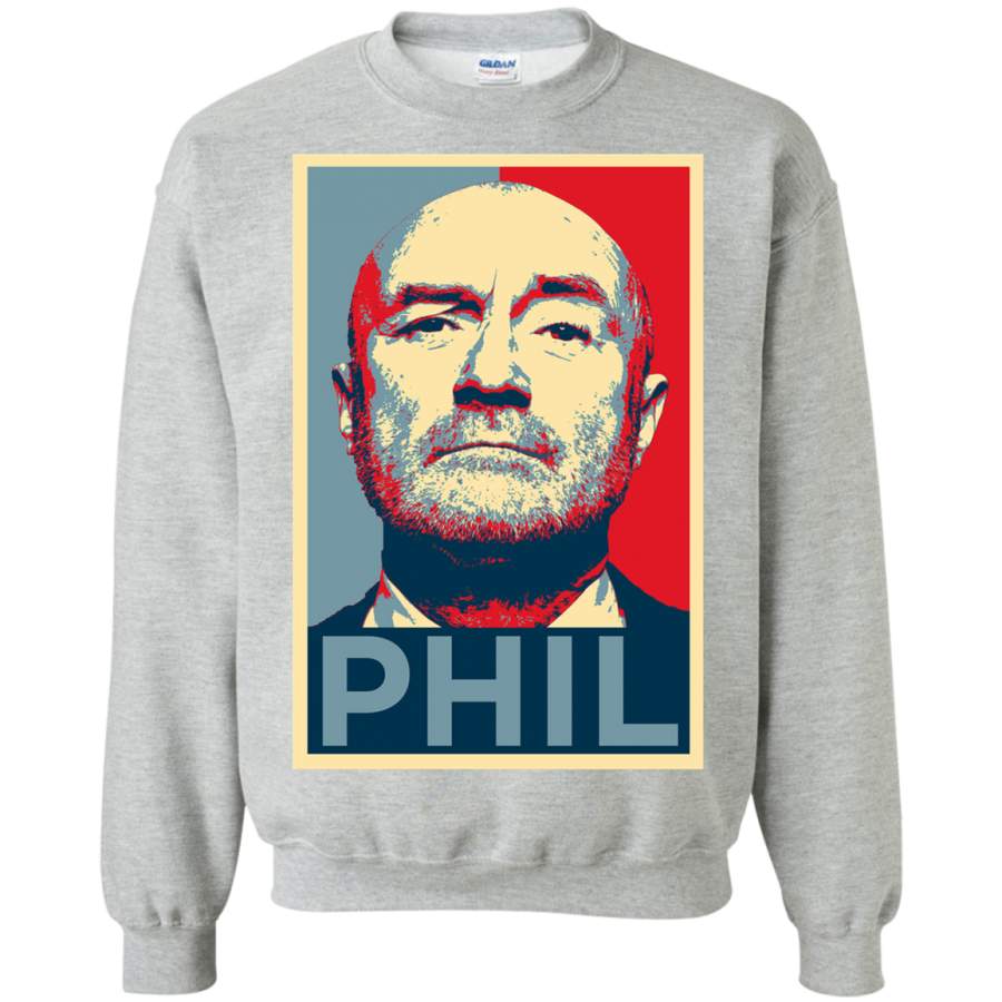 AGR Phil Collins Crewneck Pullover Sweatshirt