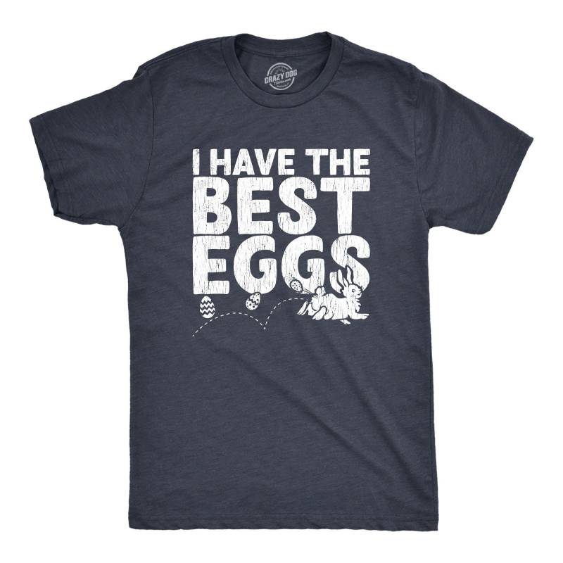 Crushtee I Have The Best Eggs Shirt, Mens Sarcastic Easter Rabbit Shirt, Easter Egg Hunt Shirts, Joke Quotes Easter Tshirt Guys, Bunny Shirts Long Sleeve Hoodie