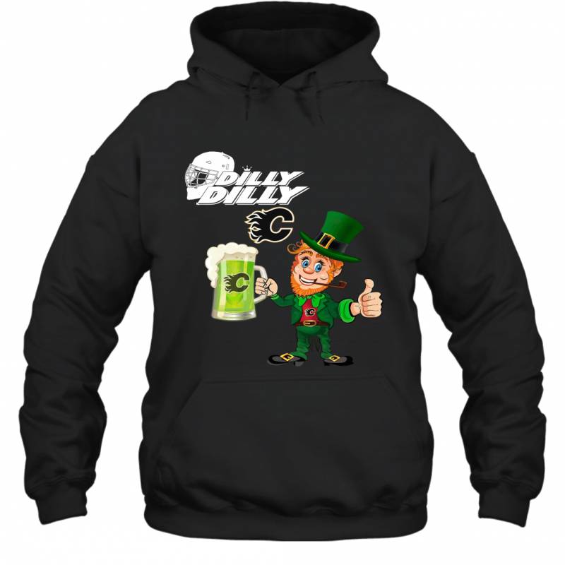 Calgary Flames Dilly Dilly Saint Patrick Day Hoodie