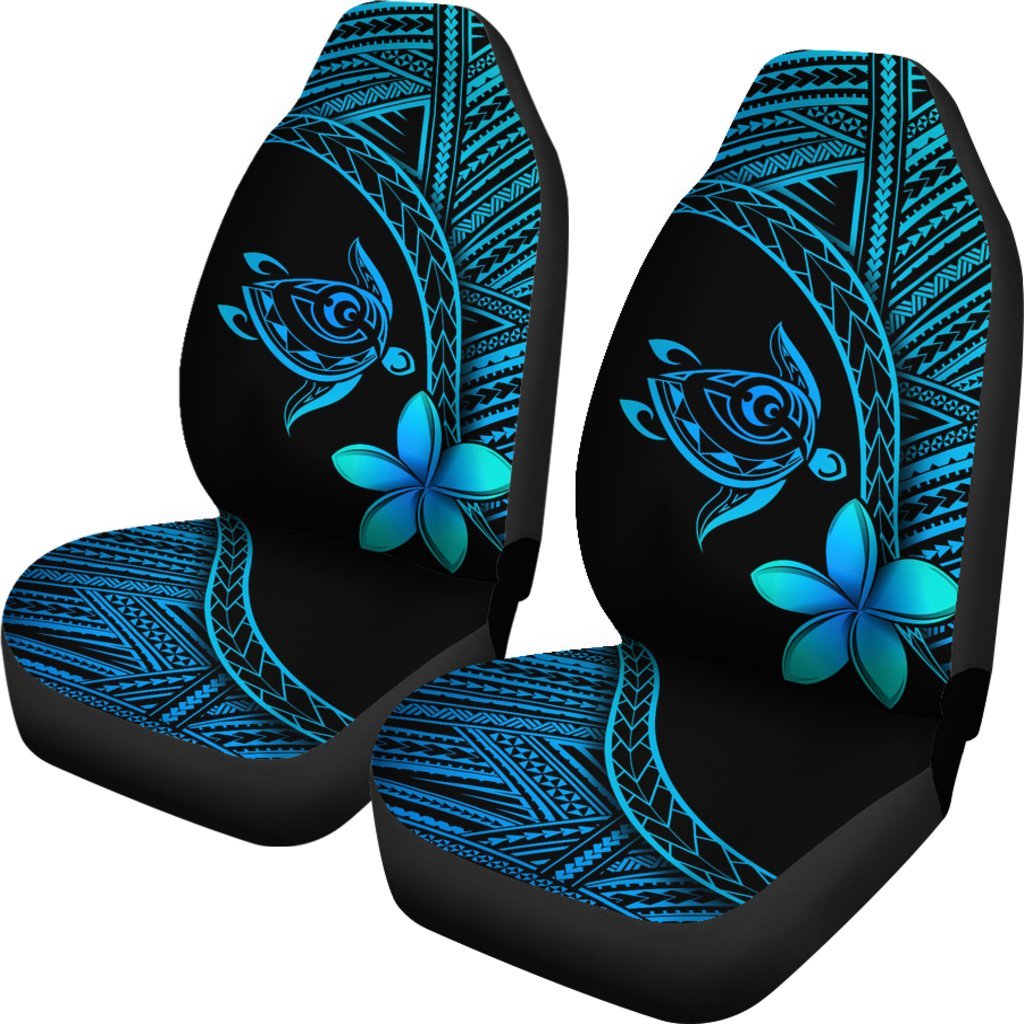 �Alohawaii Car Seat Covers – Hawaii Turtle Plumeria Blue – AH J0
