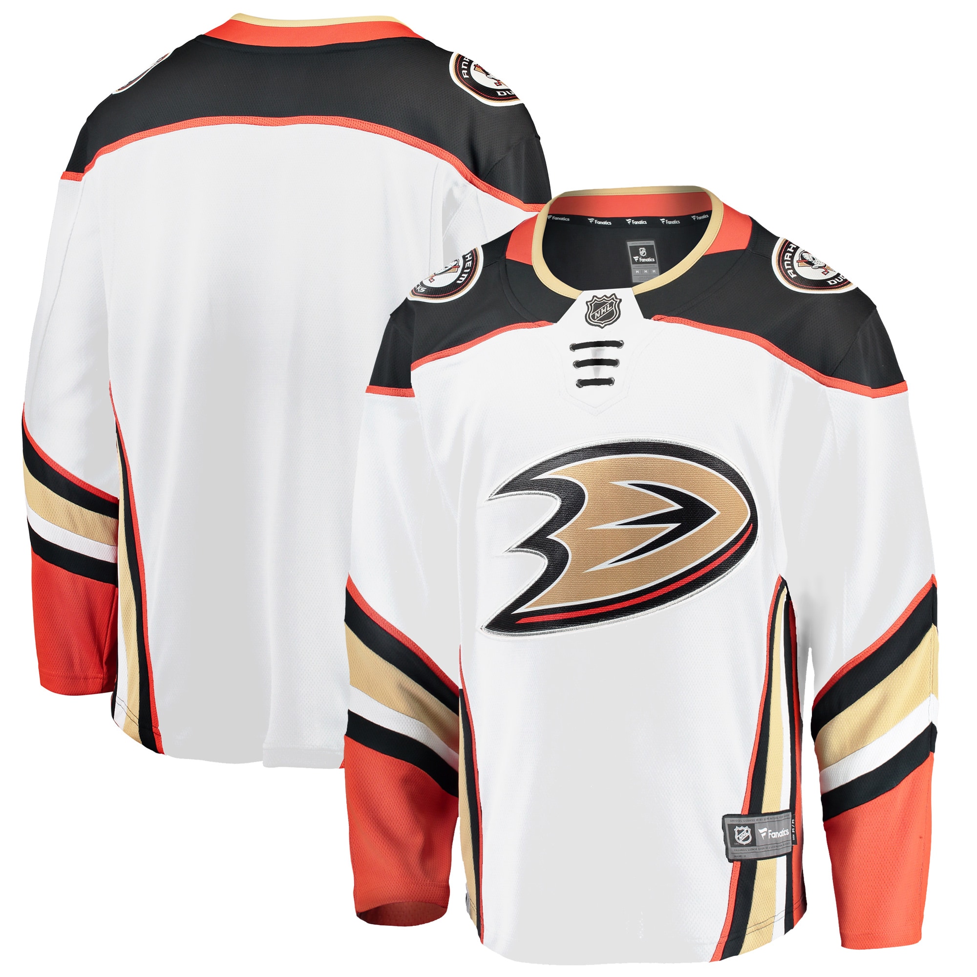 Anaheim Ducks Branded Breakaway Away Jersey – White