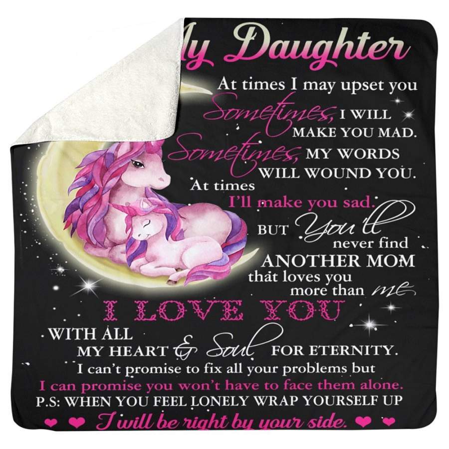 When You Feel Lonely Wrap Yourself Up Great Gift For Daughter Sherpa Blanket