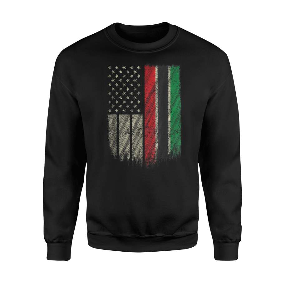 African American Flag Pan African Unia Flag Sweatshirt