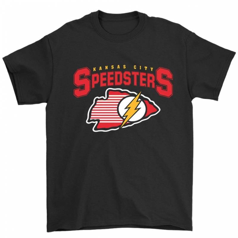 Flash Hero Logo Kansas City Speedsters Men’s T-Shirt Tee