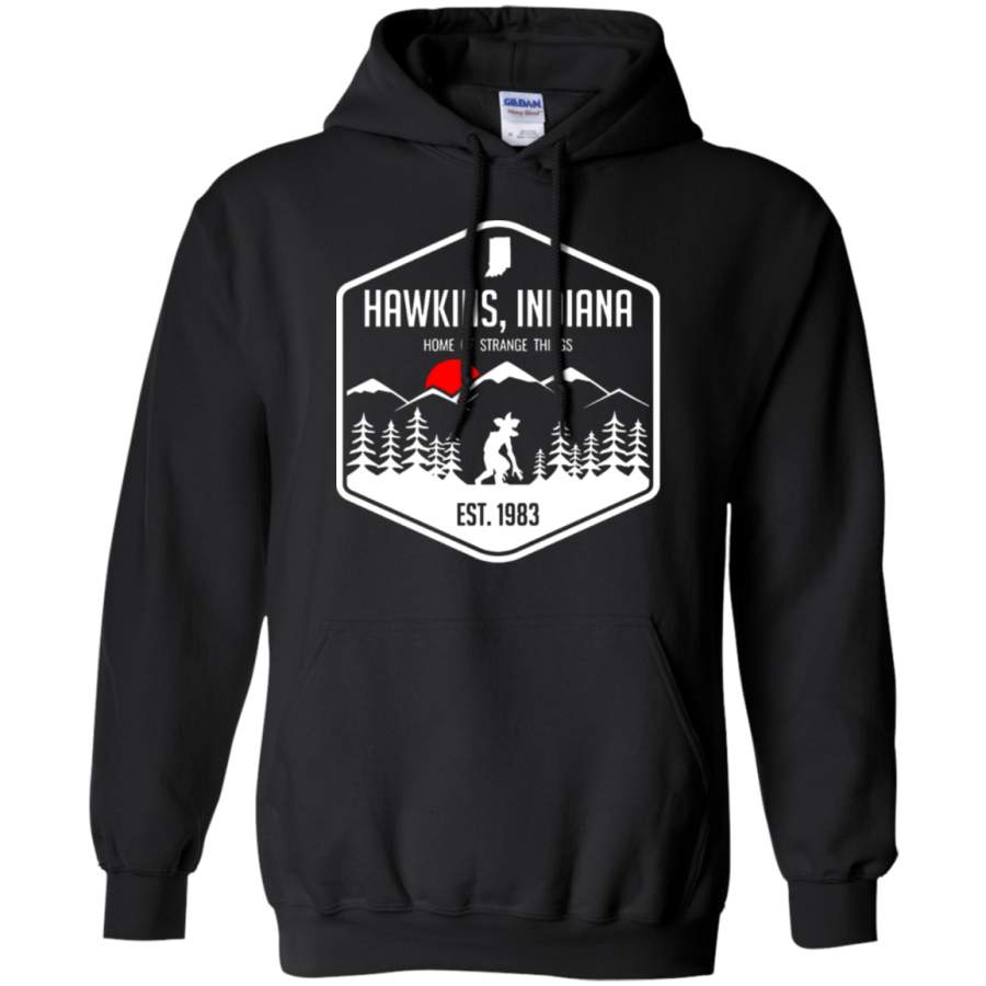 AGR Hawkins Indiana Home Of Strange Things Hoodie