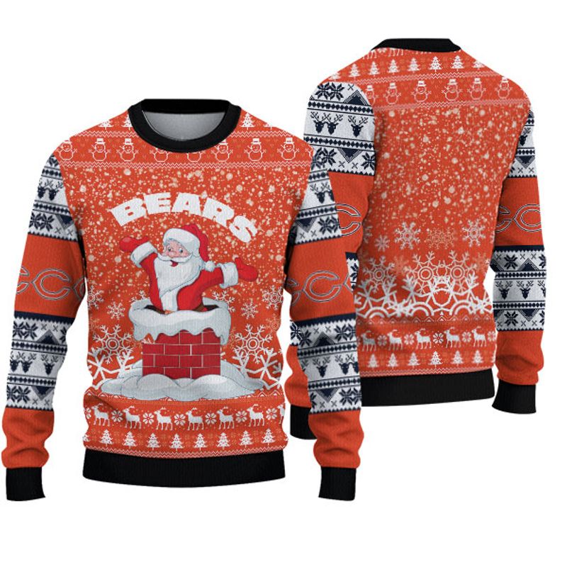 Chicago Bears Sweatshirt Christmas Funny Santa Claus – Amelio Shop