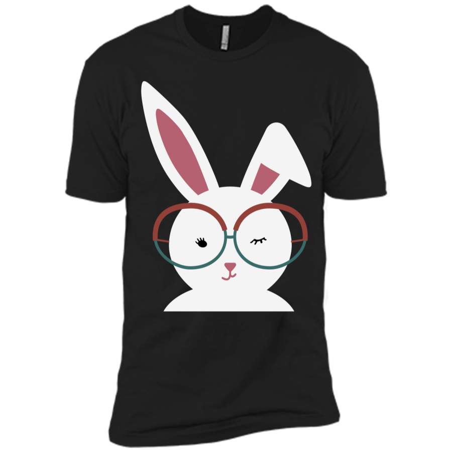 Cute Easter Bunny T-shirt Next Level Premium Short Sleeve Tee