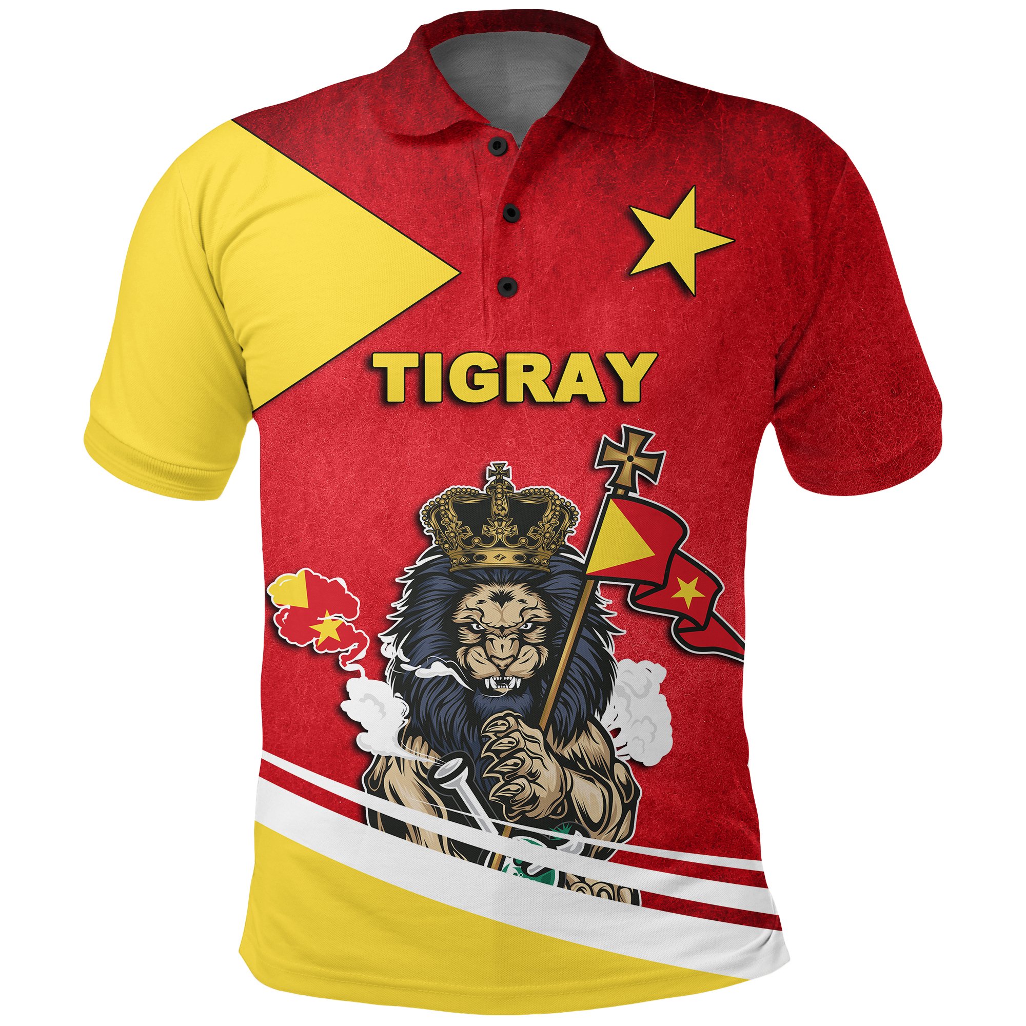 Tigray Lion Polo Shirt A31