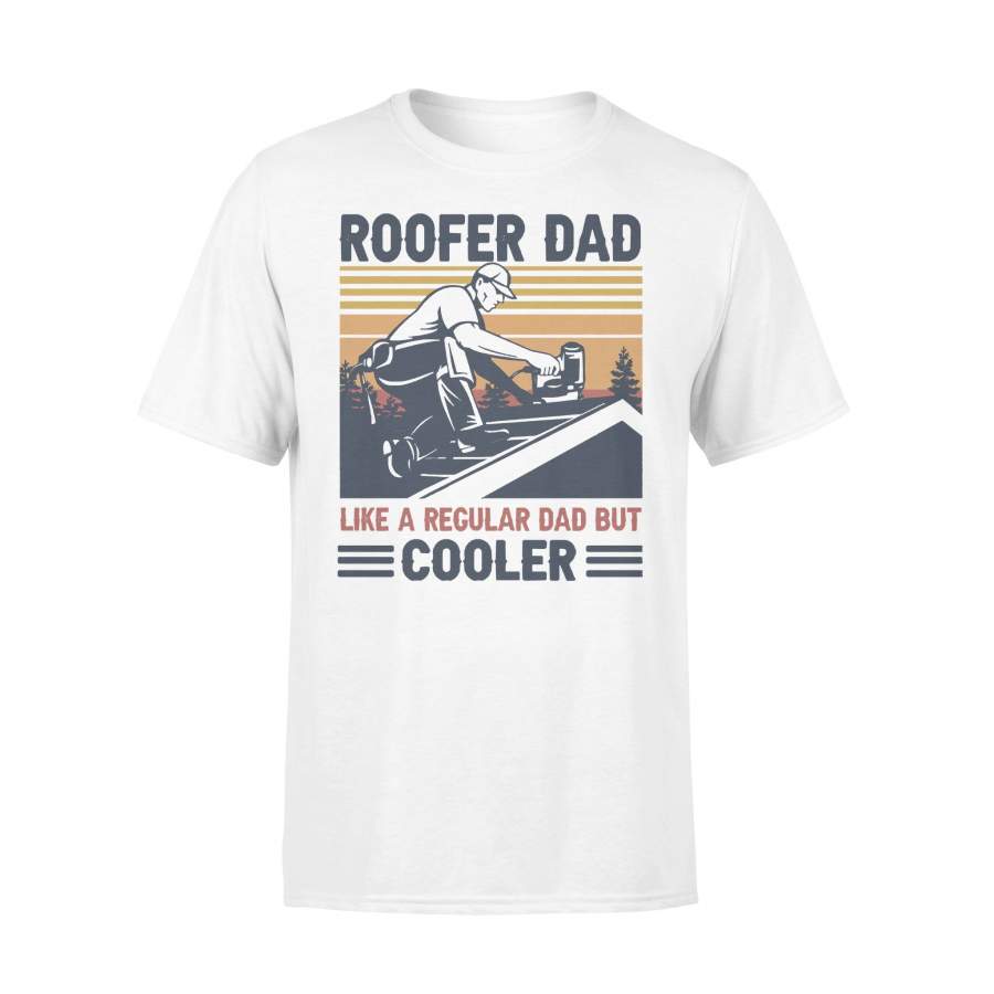 Roofer Dad Like A Regular Dad But Cooler Vintage T-shirt