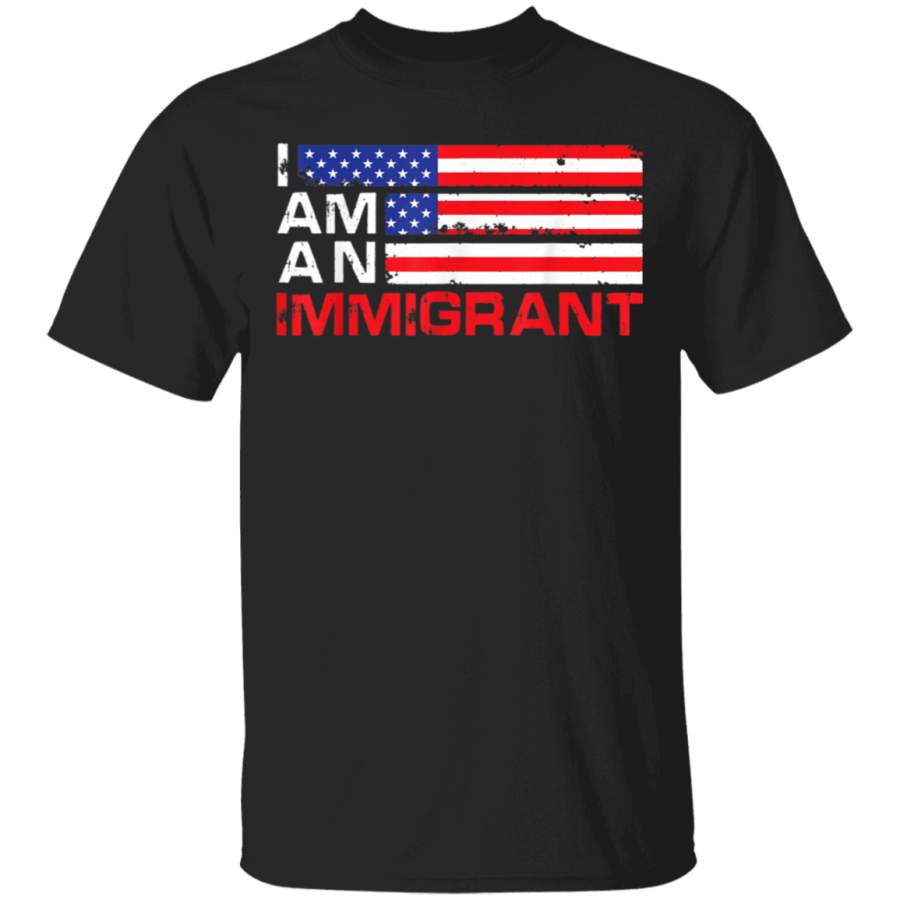 I Am An Immigrant America USA TShirt