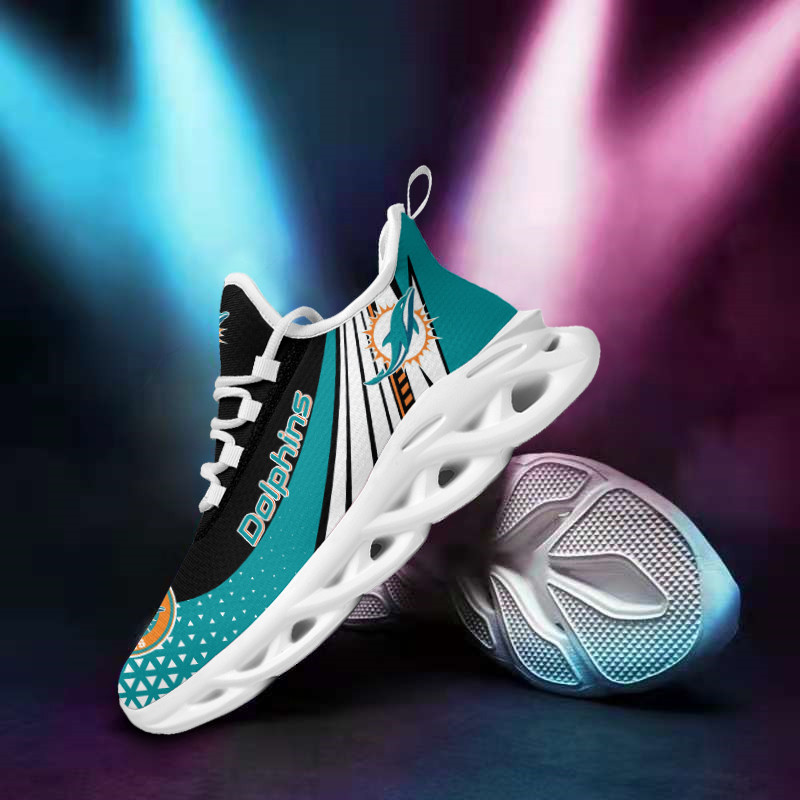 Miami Dolphins Yezy Running Sneakers Bg480