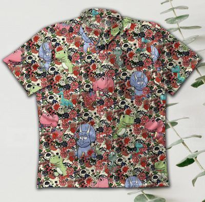 Gettyshirt Dino Gt Vintage Cotton Mens Hawaii Ha1264